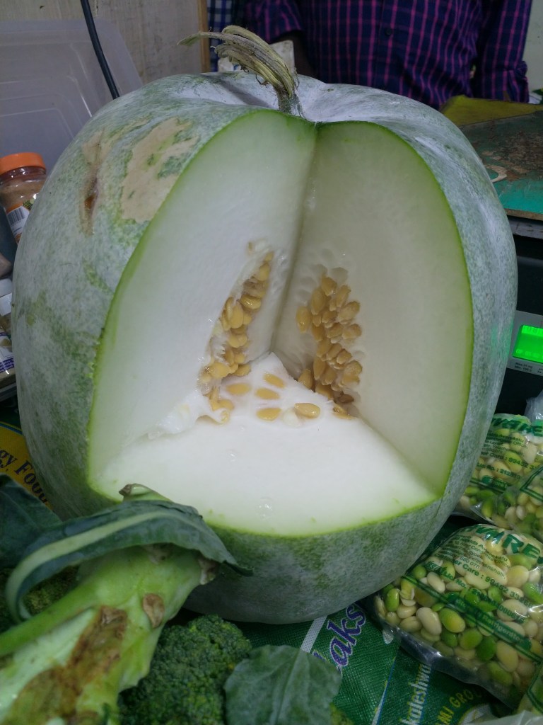 Elavan- Ashgourd in the store